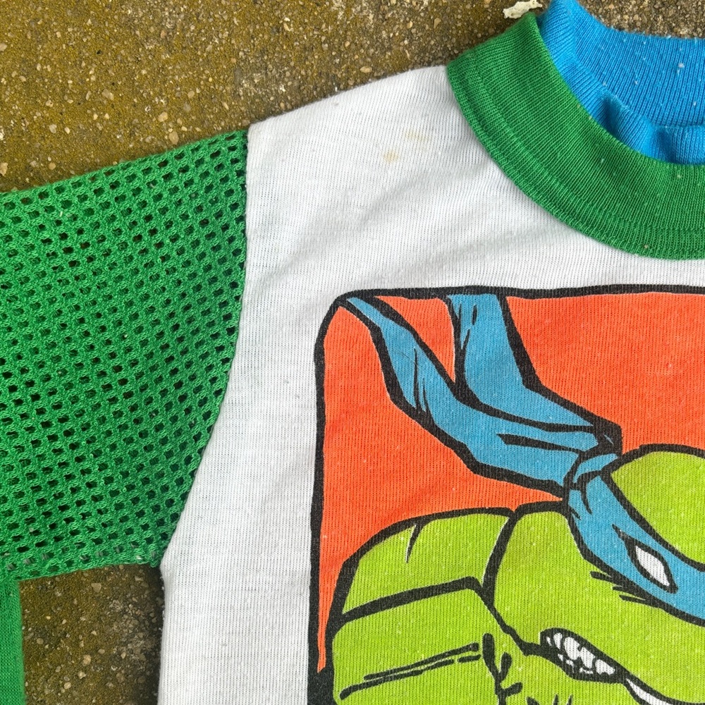 Vintage 90s Teenage Mutant Ninja Turtles Kids Pajama Set - Picture 2 of 5